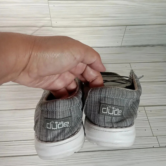 Hey dude wally youth 3 boys slip on shoes gray - Picture 5 of 7